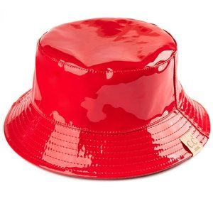 C.C Children Waterproof Shiny Rain Bucket Hat